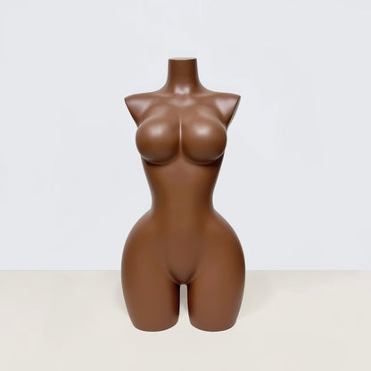 DE-LIANG Big Bust Slim Waist Curvy Half Body Mannequin for Lingerie Swimwear Display