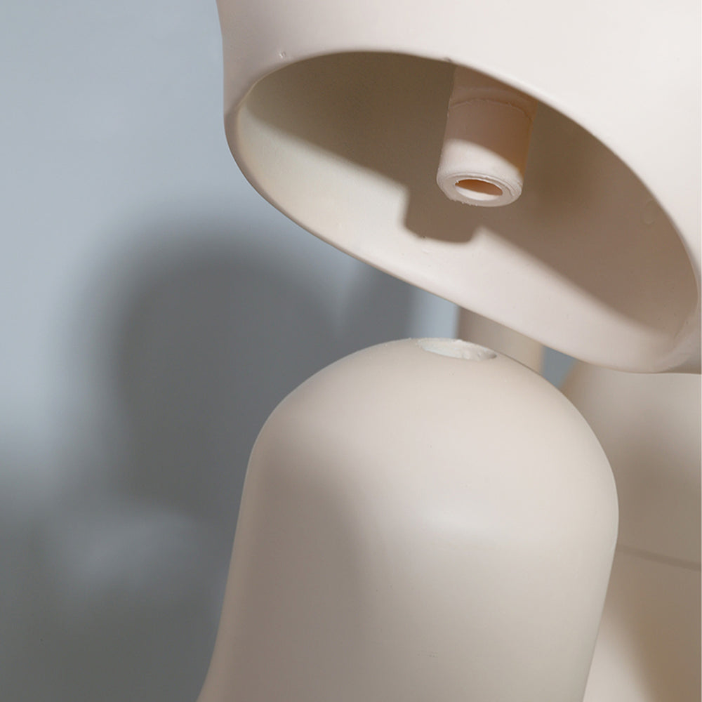 Adjustable female mannequin head connection for different display angles and wig styling