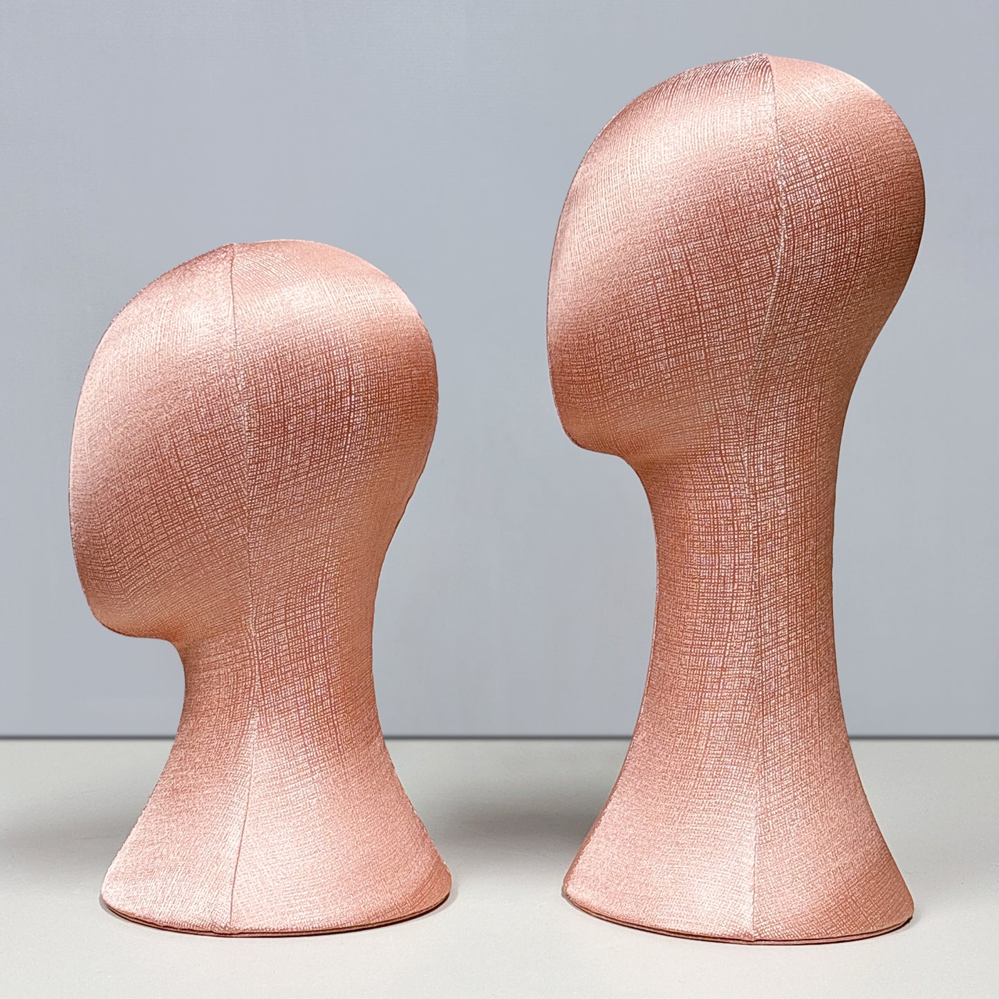 DE-LIANG Luxury Pinnable Linen Mannequin Head: Fashion Style Jewelry, Wig, Hat, Sunglasses, Sarves Display