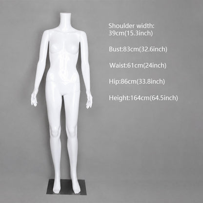DE-LIANG Female Mannequin for Displaying Dresses, Clothing Store Full Body Display
