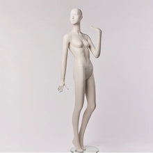 Load image into Gallery viewer, Beige Facial Feature Female Full Body Mannequin,Mannequin Torso,Full-Body Mannequin For Wedding Window Stand/Sitting Model Props Shot Dummy DL0067
