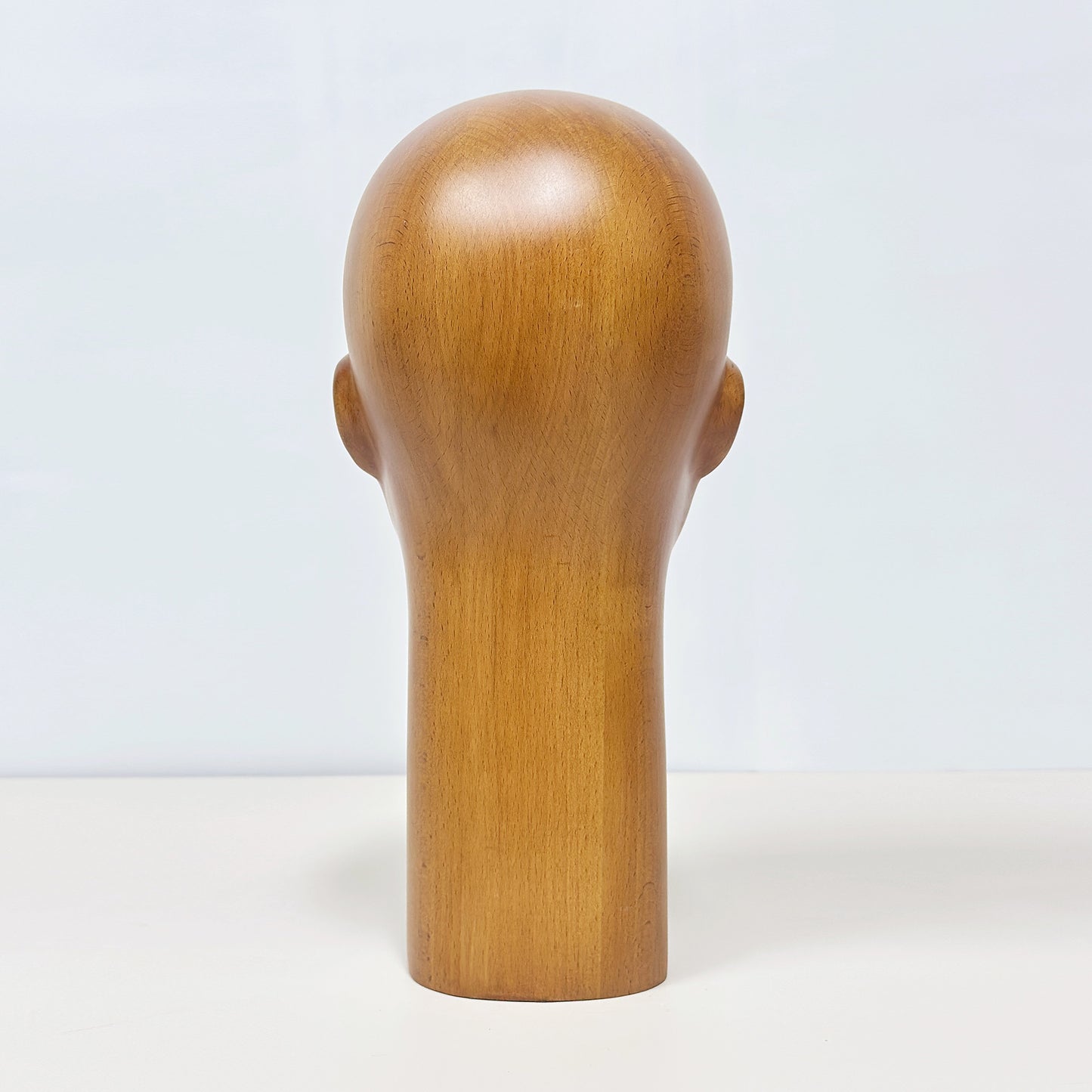 Wooden Mannequin Head Stand | Wig Hat Glasses Tie Display | DE-LIANG