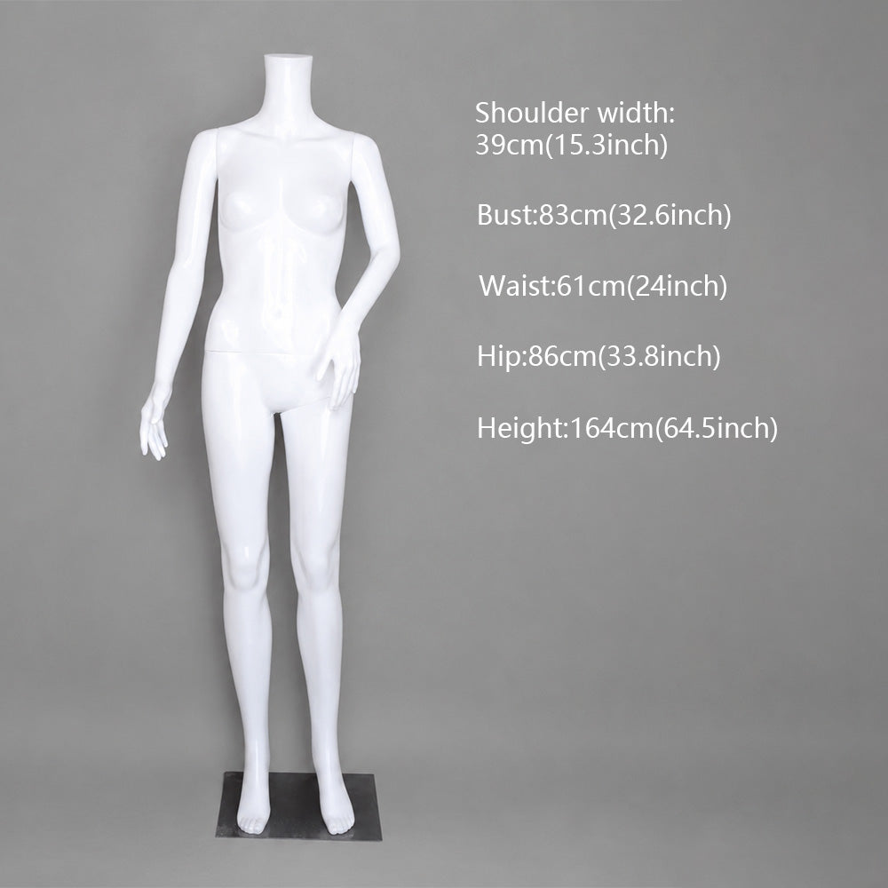 DE-LIANG Female Mannequin for Displaying Dresses, Clothing Store Full Body Display