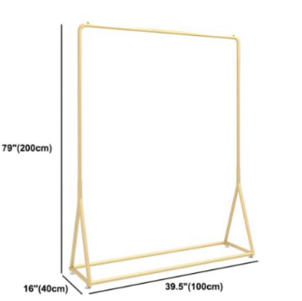 Clearance Floor Clothing Display Hanger Creative High-End Golden Big Tube Hanger Combination Women's Clothing Store Clothing Display Stand DL2371 DE-LIANG