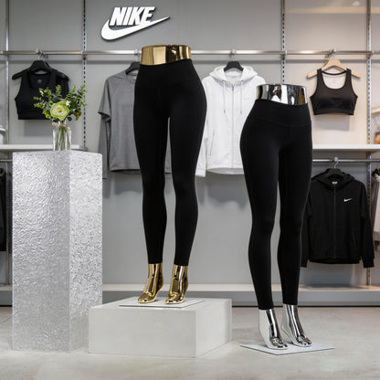 DE-LIANG Female Lower Body Mannequin Legs | Chrome Electroplated Pants Display Form