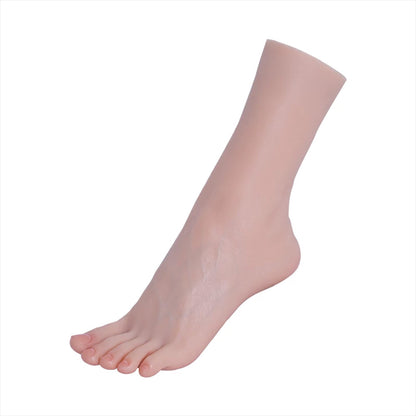 DE-LIANG Realistic Silicone Female Foot Model for Medical Study & Sock & Shoe Display