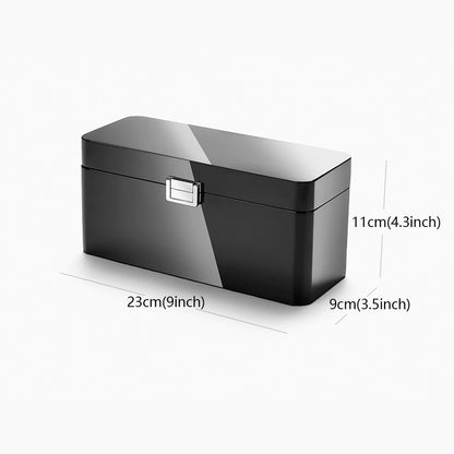 Light luxury piano wood paint jewelry box jewelry box ring necklace high-end jewelry jewelry box storage box DL01901 DE-LIANG