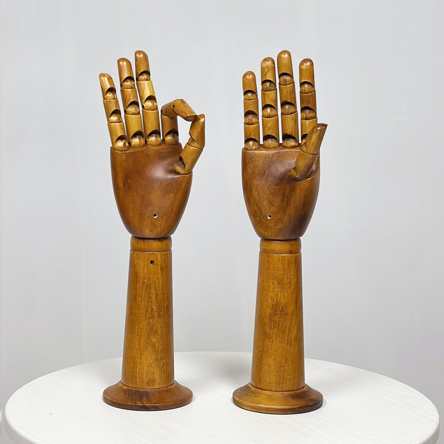 DE-LIANG Wooden Hand Model – Jewelry Display, Glove Mannequin & Sketch Prop