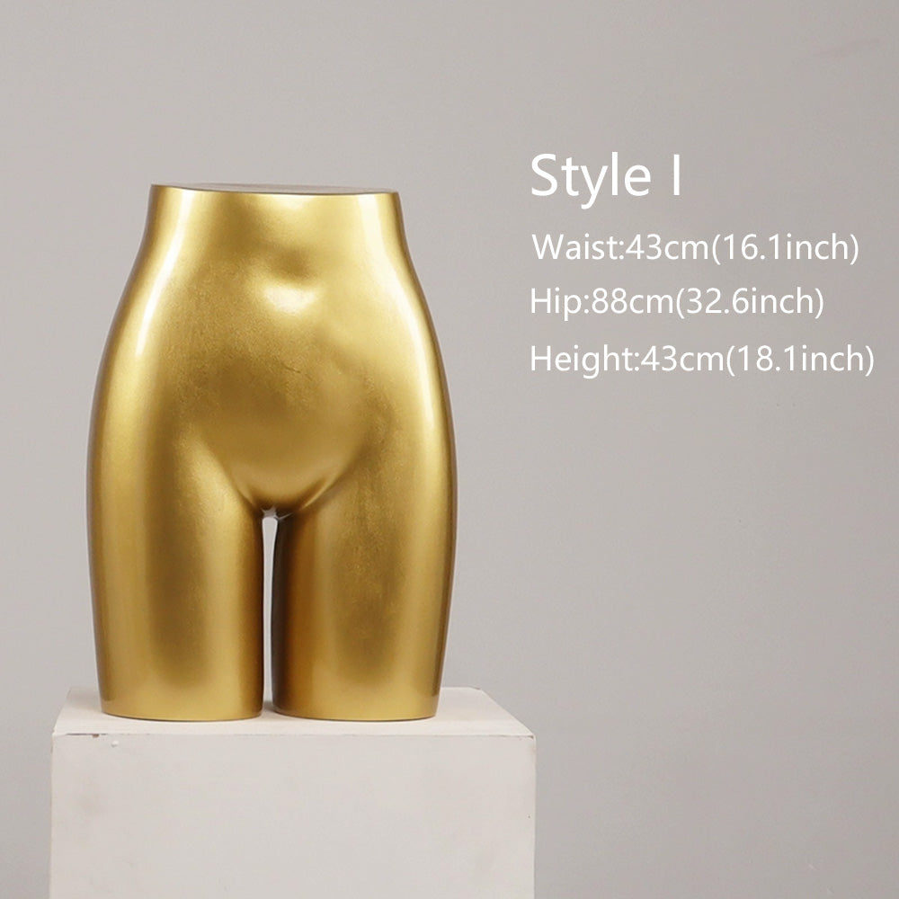 DE-LIANG Dessous-Präsentationsbüste, für Damen, Goldfarben