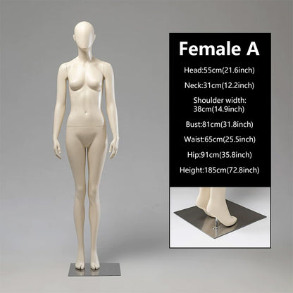 DE-LIANG Female Display Mannequin | Dresses / Formal Wear | Boutique Window Stand