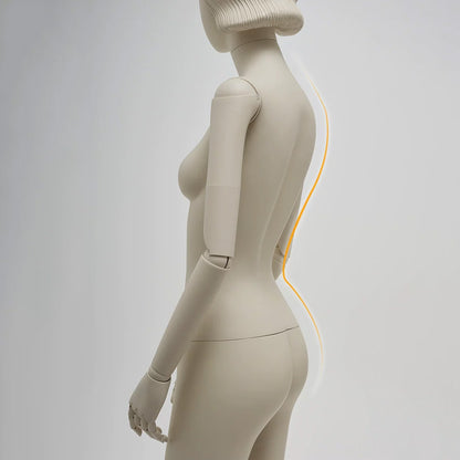 DE-LIANG Full Body Female Mannequin Standing & Sitting | Clothing Display Dress Form