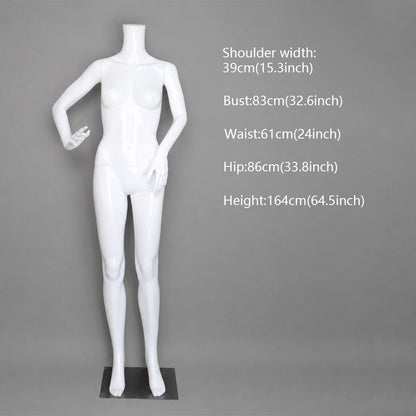 DE-LIANG Female Mannequin for Displaying Dresses, Clothing Store Full Body Display
