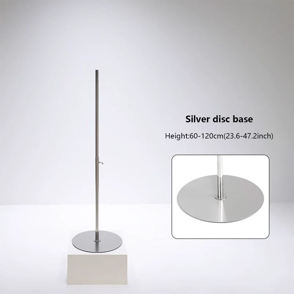 DE-LIANG Mannequin Base Stand | Half Body Mannequin Display Stand Stainless Steel
