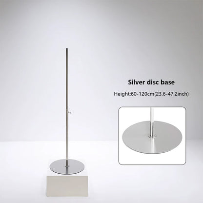 DE-LIANG Mannequin Base Stand | Half Body Mannequin Display Stand Stainless Steel