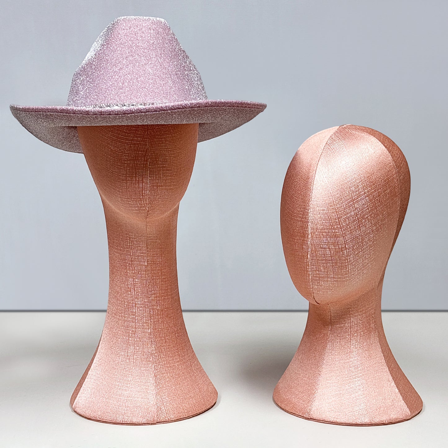 DE-LIANG Luxury Pinnable Linen Mannequin Head: Fashion Style Jewelry, Wig, Hat, Sunglasses, Sarves Display