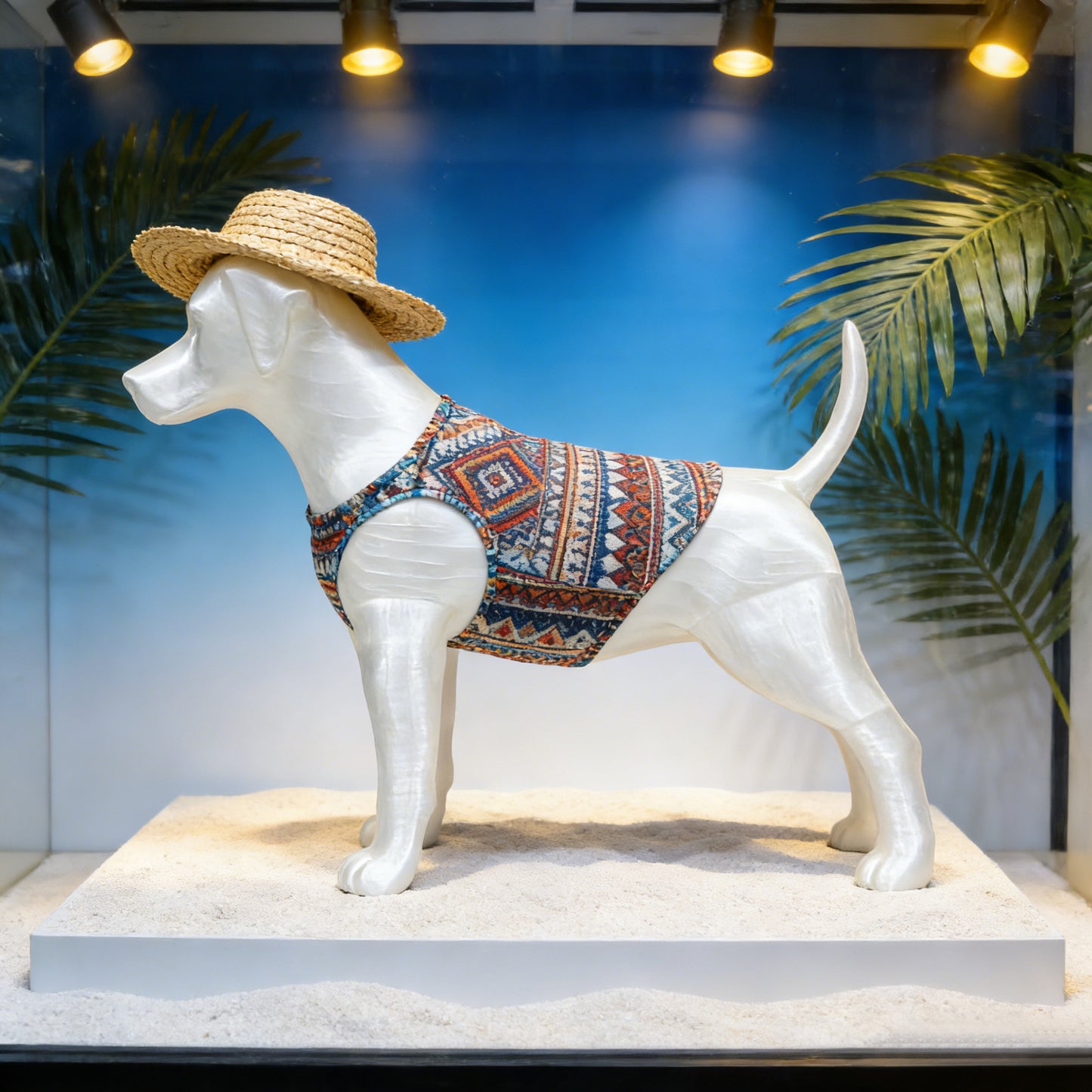 Professional 3D Printed Dog Mannequin - Detachable Pet Clothing Display Model with Ultra-Strong Magnetic Joints - Realistic & Elegant Pet Store Prop