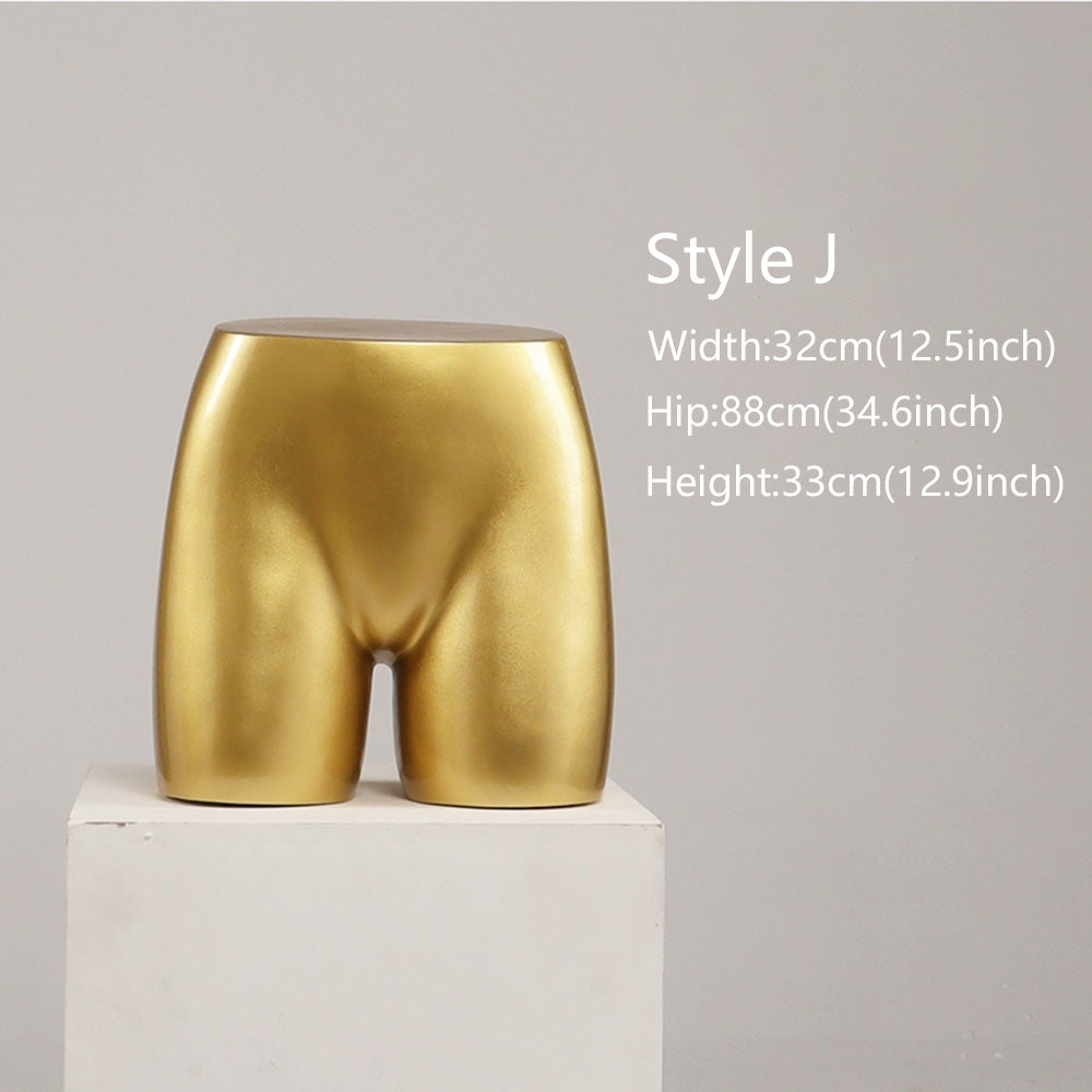 Gold Female Lingerie Mannequin