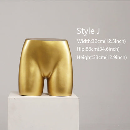 Gold Female Lingerie Mannequin