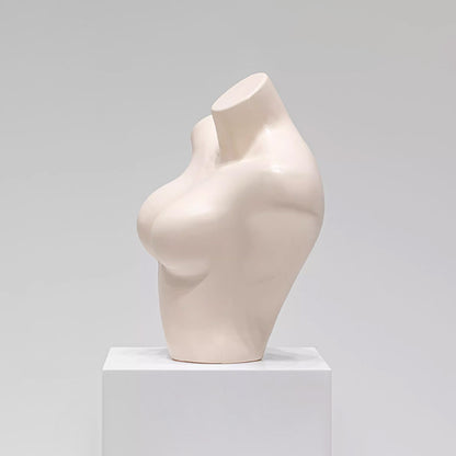 Mannequin de vitrine en velours à demi-corps féminin DE-LIANG, buste féminin avec bras en bois, mannequin de vitrine DL0040