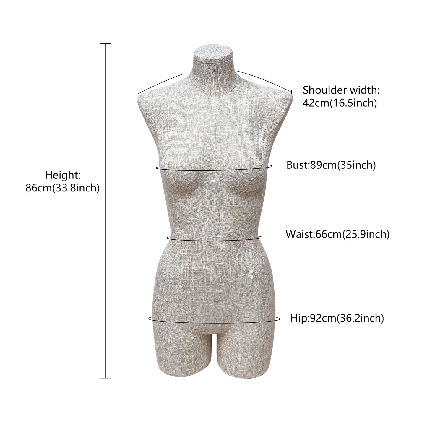 DE-LIANG Female Lingerie Torso Mannequin Split Leg for Professional Lingerie Store Display