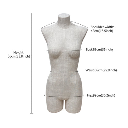 DE-LIANG Female Lingerie Torso Mannequin Split Leg for Professional Lingerie Store Display
