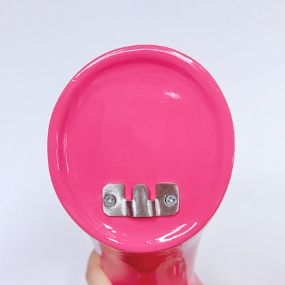 Wall-Mounted Mannequin Head: Pink & Gold Fiberglass Wig Display