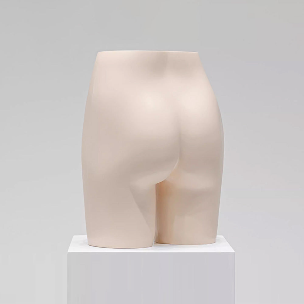 Mannequin de vitrine en velours à demi-corps féminin DE-LIANG, buste féminin avec bras en bois, mannequin de vitrine DL0040