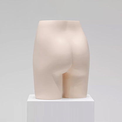 Mannequin de vitrine en velours à demi-corps féminin DE-LIANG, buste féminin avec bras en bois, mannequin de vitrine DL0040