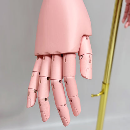 DE-LIANG Lilac Leather Female Half Body Mannequin with Arms & Gold Base – Luxury Dress Form Torso, Fiberglass Display Model for Boutique Clothing, Jewelry & Fashion Window Display
