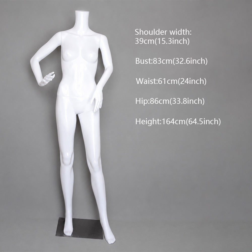 DE-LIANG Female Mannequin for Displaying Dresses, Clothing Store Full Body Display