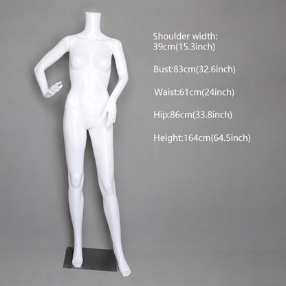DE-LIANG Female Mannequin for Displaying Dresses, Clothing Store Full Body Display