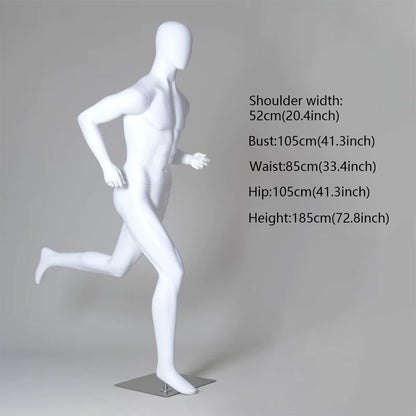 DE-LIANG Running Sport Mannequin | Male Female Kids | Retail Window Display