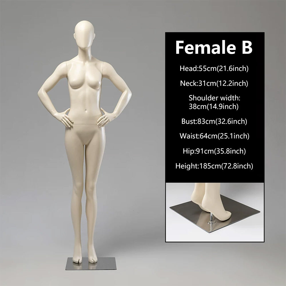 DE-LIANG Female Display Mannequin | Dresses / Formal Wear | Boutique Window Stand
