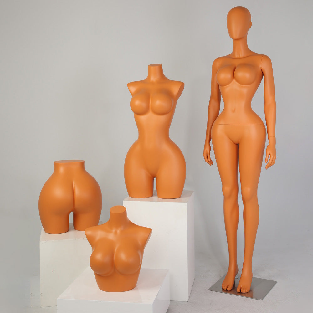 DE-LIANG Female Full Body Mannequin | 6 Skin Tones | Fiberglass Retail Display Form