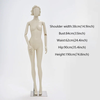 DE-LIANG Full Body Female Mannequin Standing & Sitting | Clothing Display Dress Form