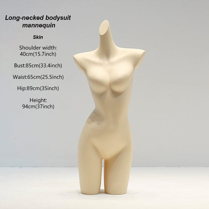 DE-LIANG White Female & Male Lingerie Display Form - Bust Torso Hip Mannequin Bra Panty Underwear Display Prop