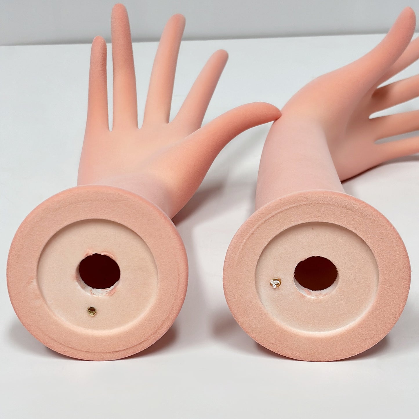 DE-LIANG Hand & Head Mannequin Display Set, Jewelry Ring Bracelet Watch Stand Prop