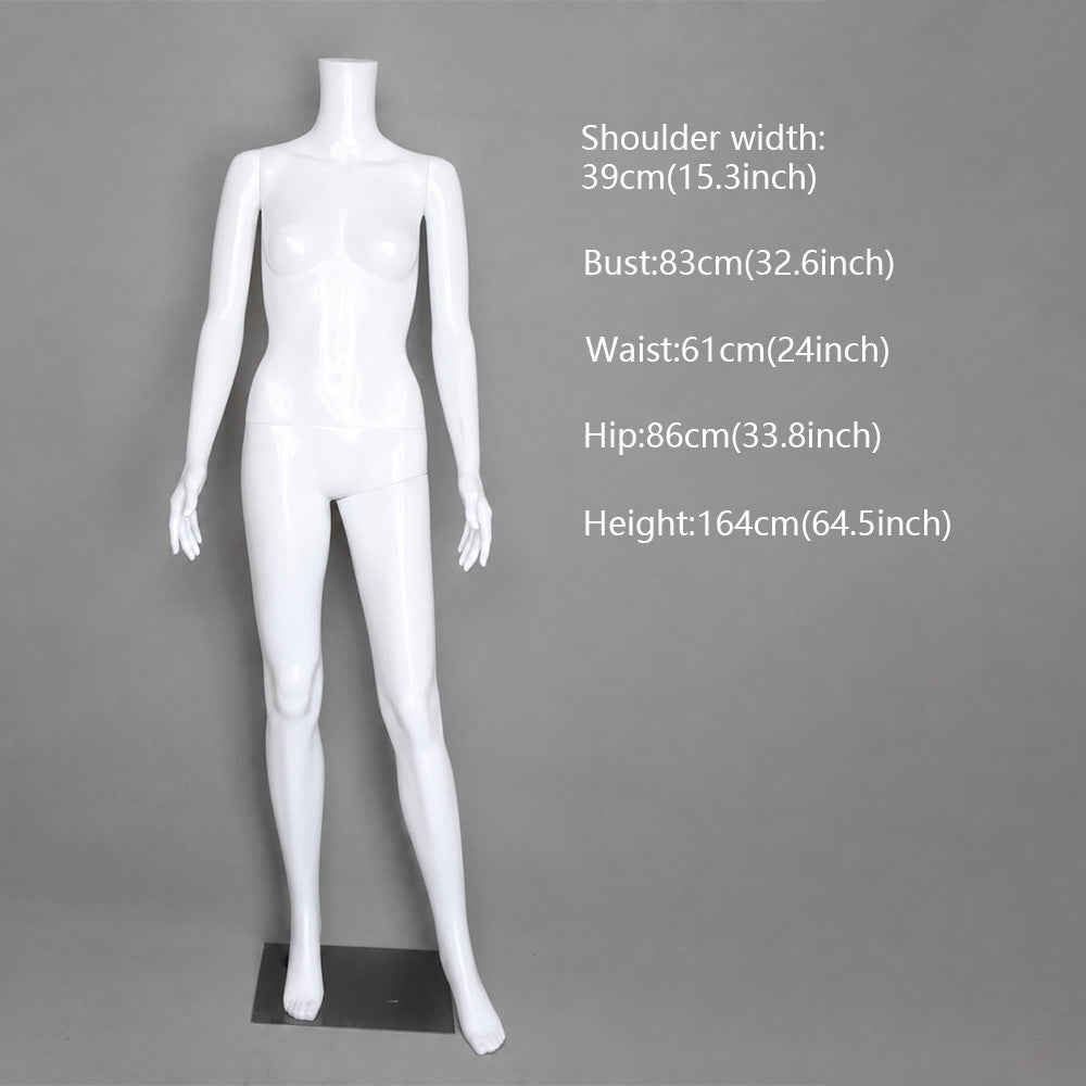 DE-LIANG Female Mannequin for Displaying Dresses, Clothing Store Full Body Display