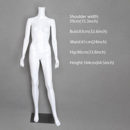 DE-LIANG Female Mannequin for Displaying Dresses, Clothing Store Full Body Display