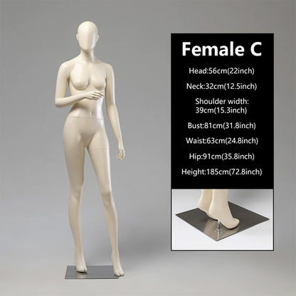 DE-LIANG Female Display Mannequin | Dresses / Formal Wear | Boutique Window Stand