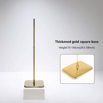 DE-LIANG Mannequin Base Stand | Half Body Mannequin Display Stand Stainless Steel