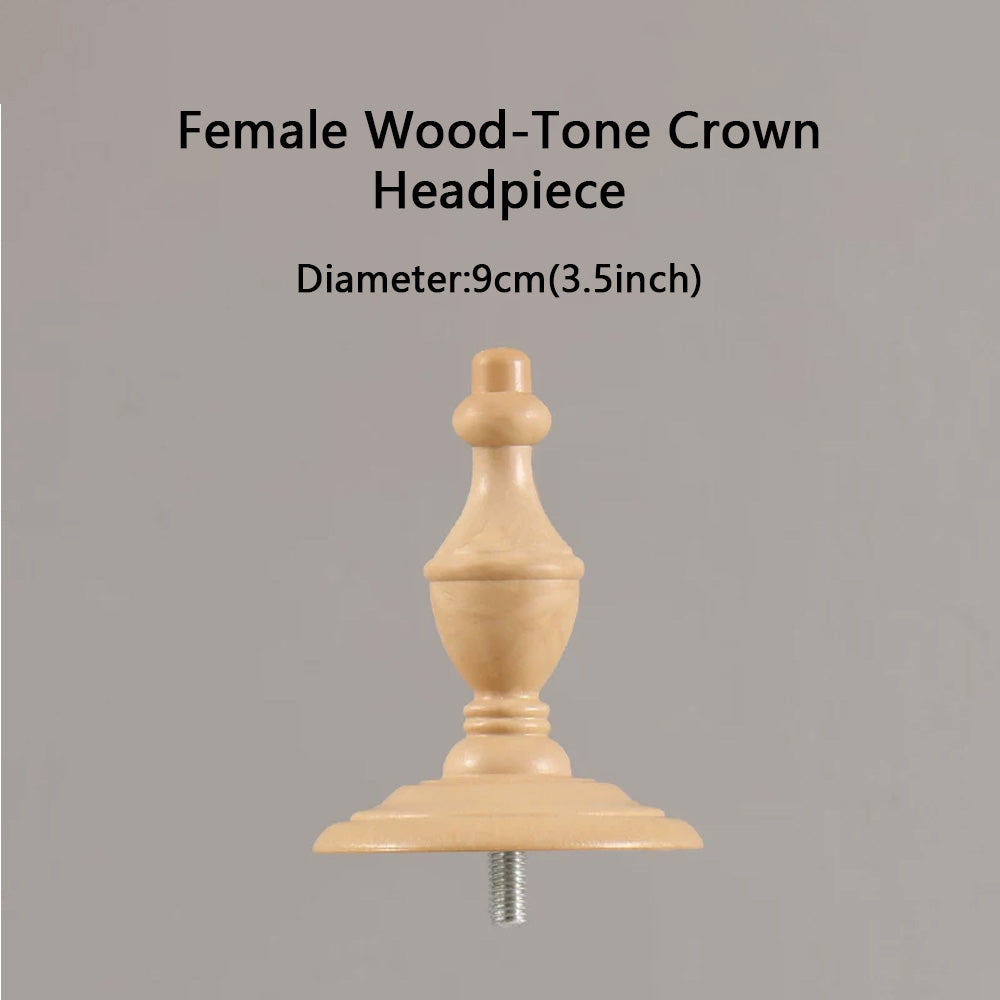 DE-LIANG Mannequin Head Top Cover – Decorative Headpiece for Display Dress Forms