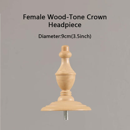 DE-LIANG Mannequin Head Top Cover – Decorative Headpiece for Display Dress Forms