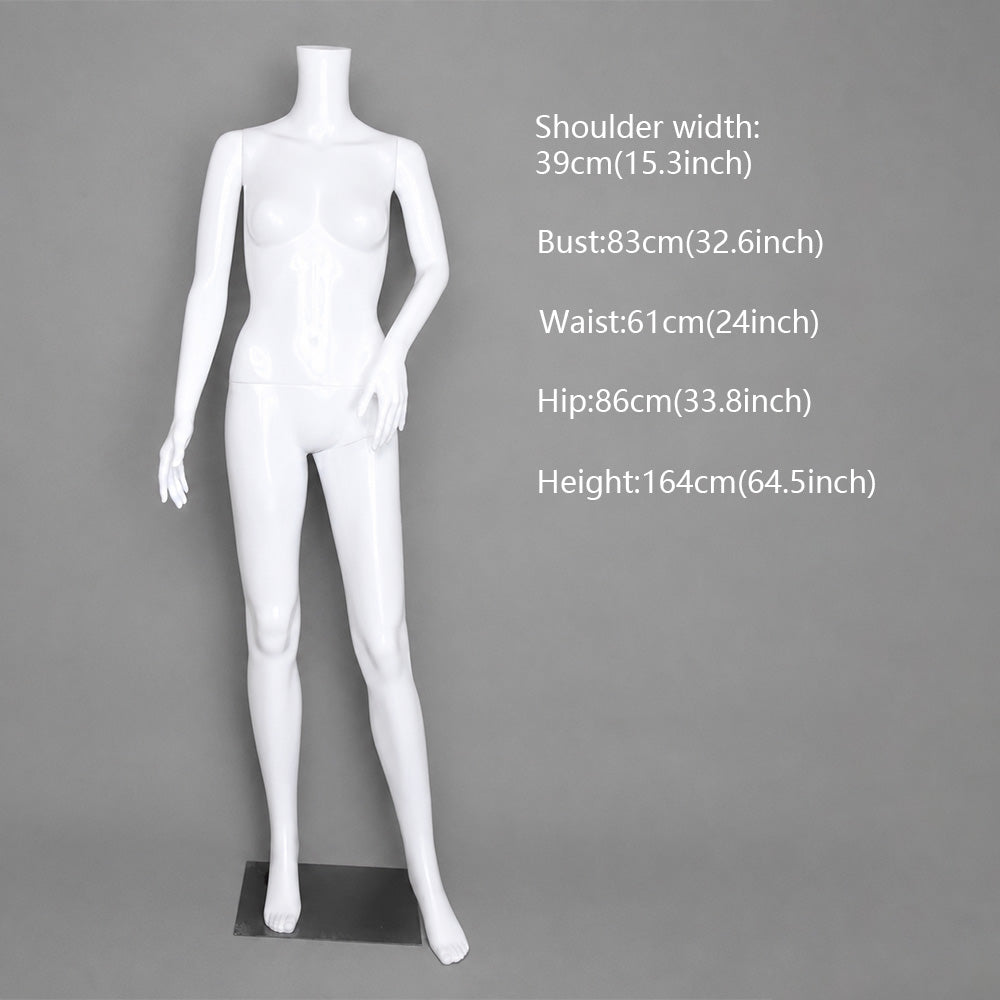 DE-LIANG Female Mannequin for Displaying Dresses, Clothing Store Full Body Display