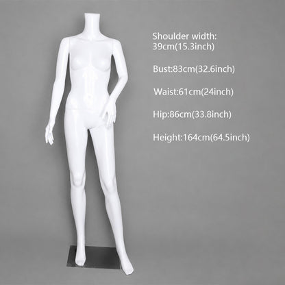 DE-LIANG Female Mannequin for Displaying Dresses, Clothing Store Full Body Display