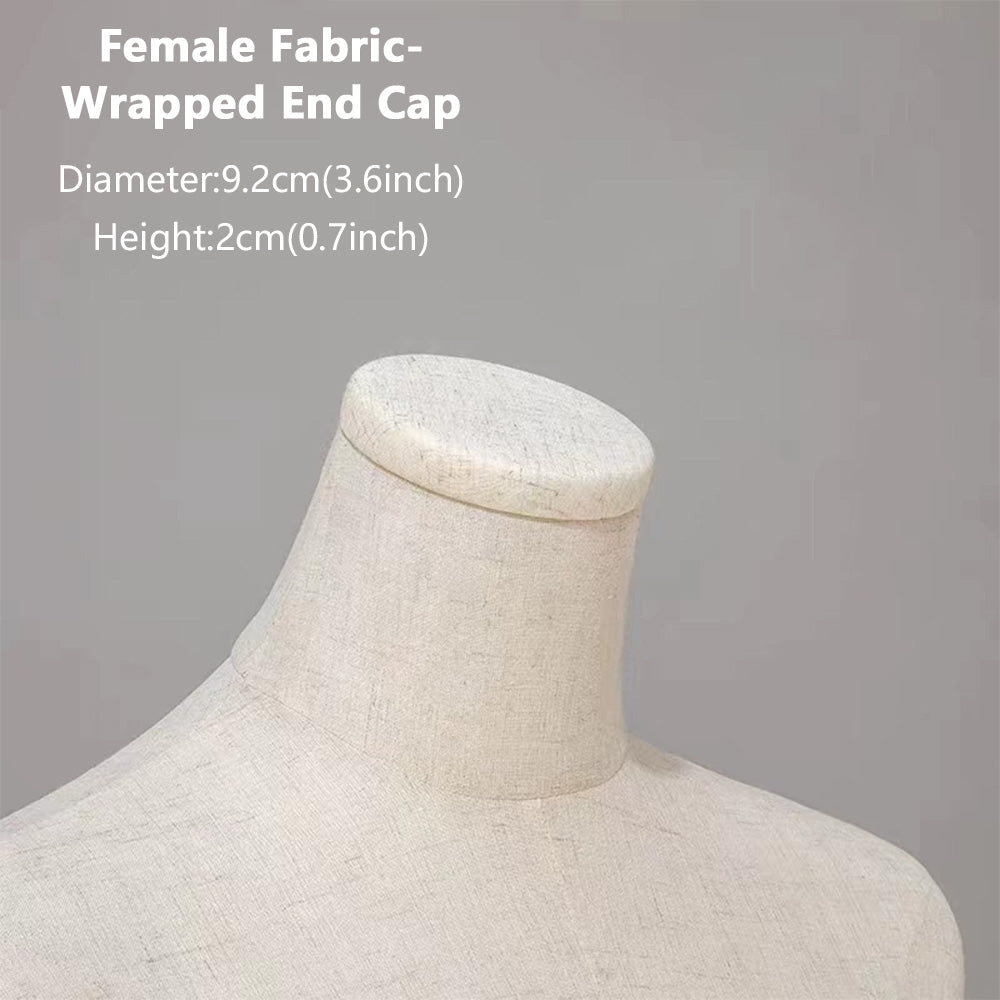 DE-LIANG Wooden Mannequin Head Cap for Clothing Store Boutique Display Dress Form