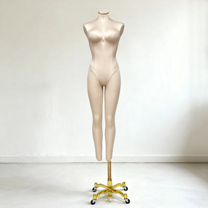 DE-LIANG Full Body Dress Form for Gowns & Pants | Soft Chest | Pinnable | 143cm
