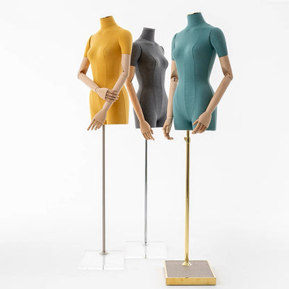 DE-LIANG Mannequin Half Body Female With Head