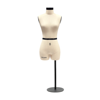 DE-LIANG 1:2 Mini Female Dress Form – Half Scale Sewing Mannequin (Size 8  Not Full Size)