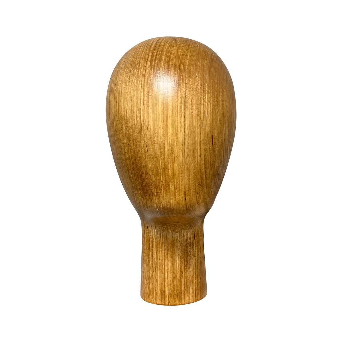 Realistic Wooden Model  Head Mannequin, Ancient Hand Brush Dark Brown Color Wooden Head Mannequin for Hat Wig Home Display, Jewelry Holder DE-LIANG